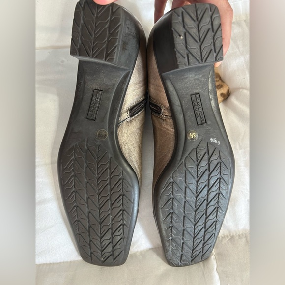 Sesto Meucci Italian Ankle Boots Square Toe 8 Narrow - Picture 5 of 8